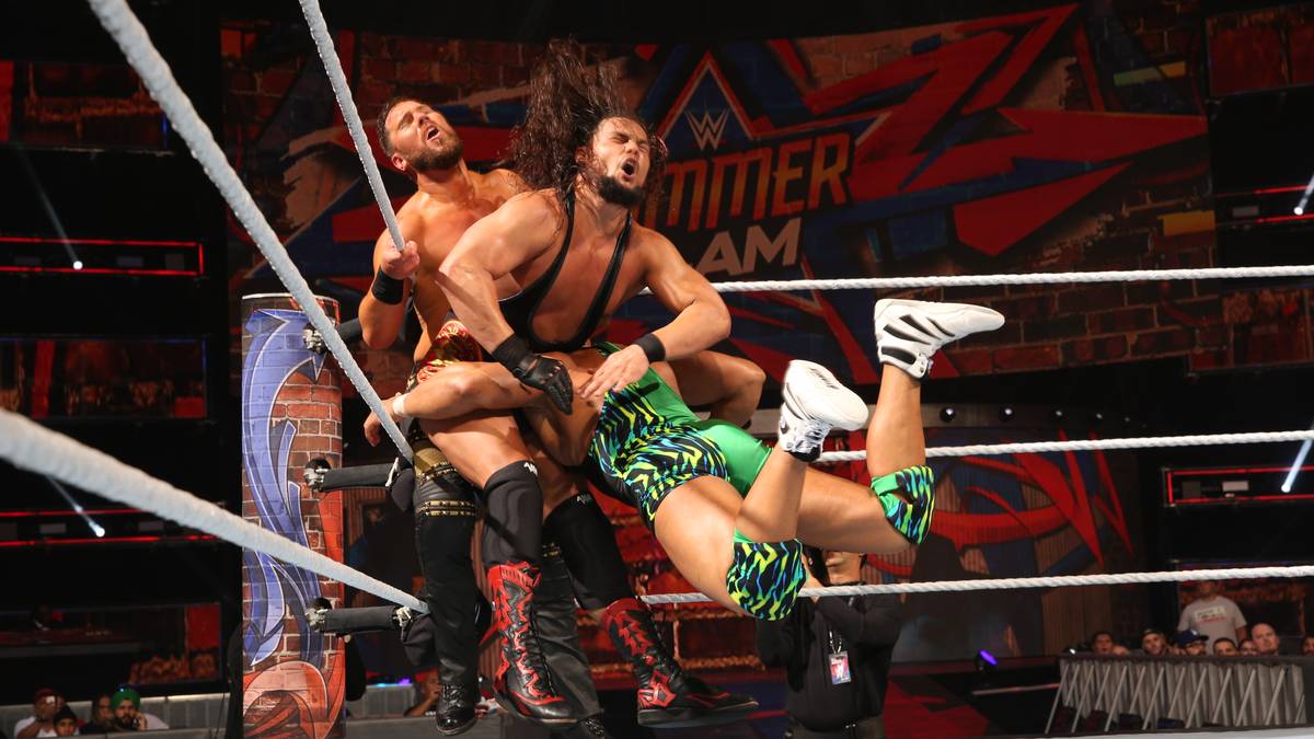 Team Miz muss gegen Jordan zwar hart einstecken, behält am Ende aber die Oberhand