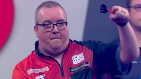 Stephen Bunting sorgt für eine echte Überraschung im Achtelfinale. Er bezwingt einen teilweise desolaten Luke Humphries hochverdient mit 4:1.