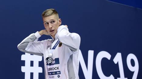 Florian Wellbrock wurde 2019 Weltmeister über 1500 Meter Freistil und 10km Freiwasserschwimmen