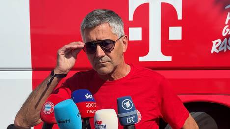 Verlässt Kingsley Coman den FC Bayern noch vor dem Saisonstart? Bayern-Präsident Herbert Hainer wird auf die neuesten Transfergerüchte angesprochen - und auch auf einen möglichen Ersatz.