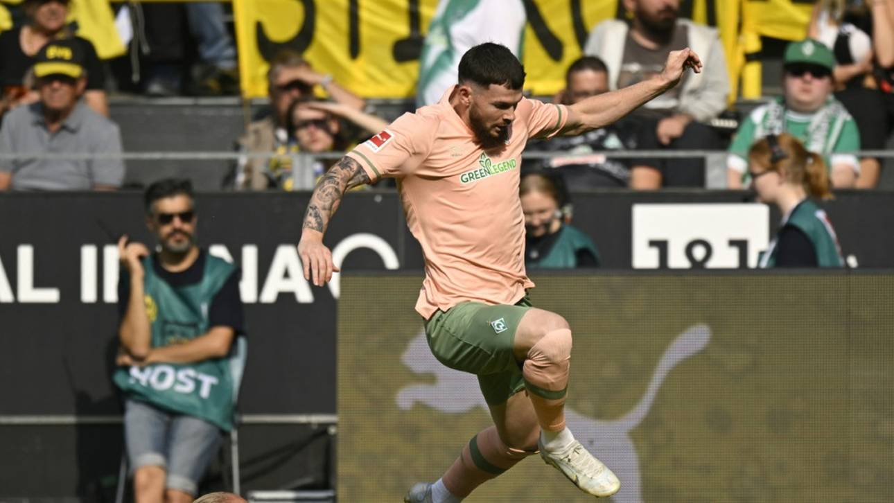 Werder schockiert den BVB: Drei späte Tore zum 3:2-Sieg