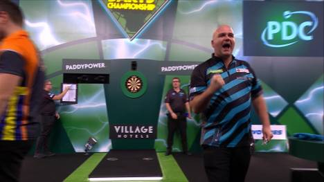 Rob Cross gewinnt sein Drittrundenmatch bei der Darts-WM gegen Jeffrey de Graaf und steht verdient im Achtelfinale. Dabei zeigt der Ex-Weltmeister eindrucksvoll, dass mit ihm wieder zu rechnen ist.