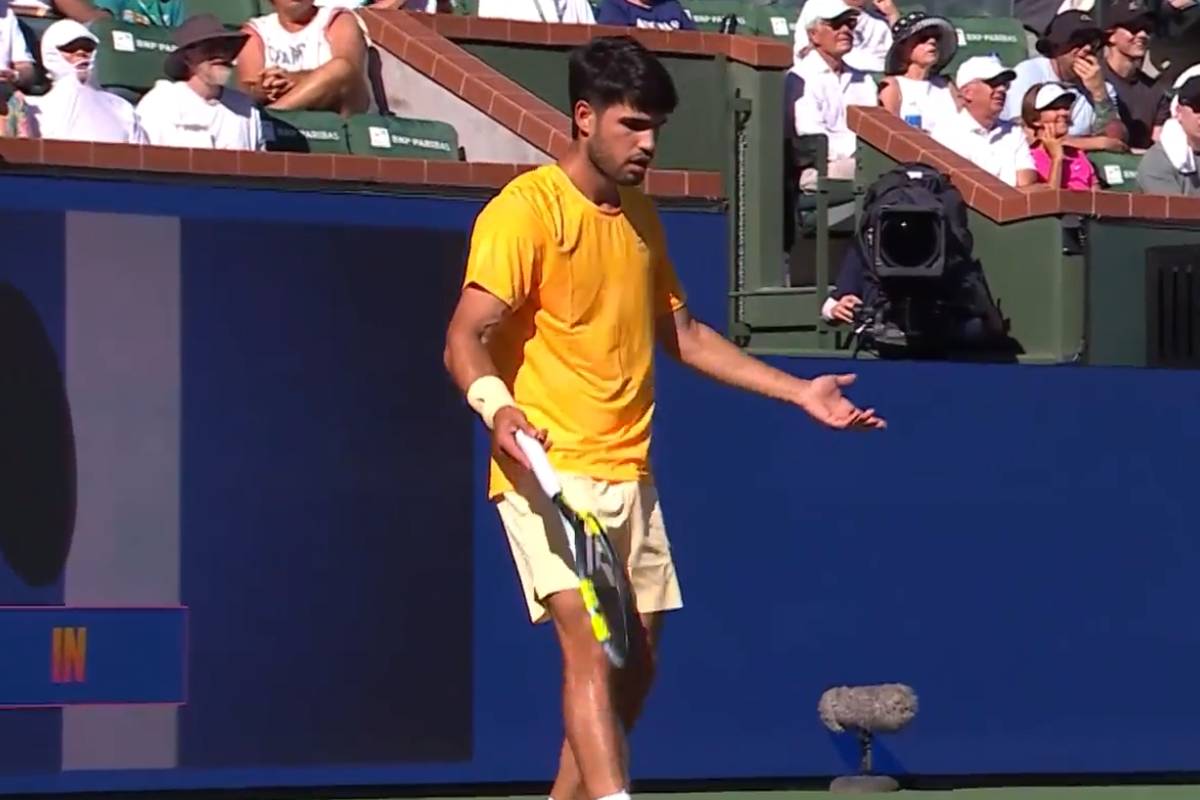 Traum-Finale geplatzt! Schon früh fängt Alcaraz an, zu hadern