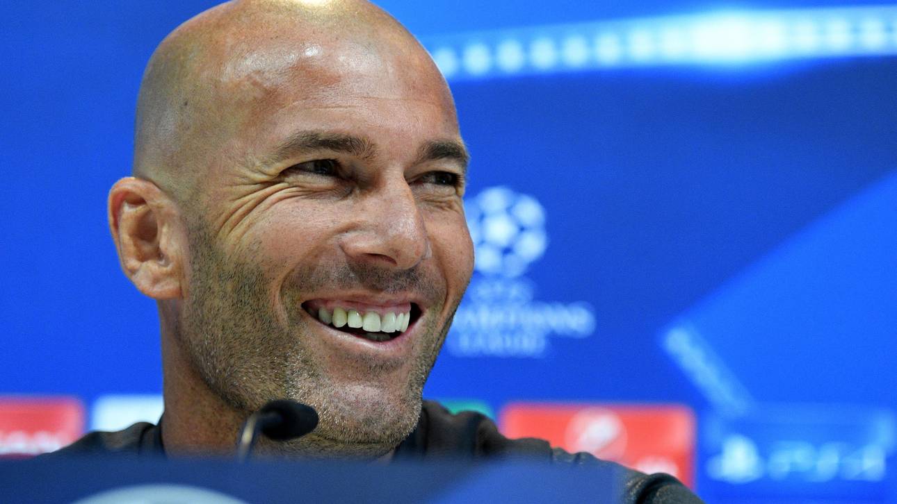 Zidane lacht Zoff mit Ronaldo weg