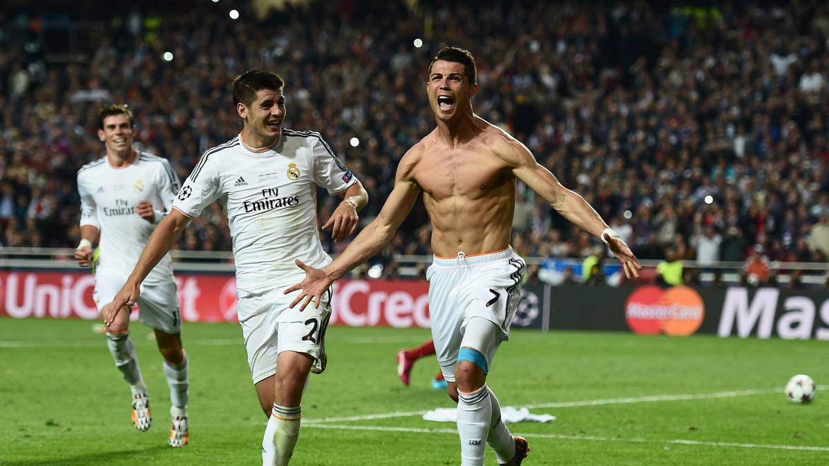 PLATZ 10 REAL MADRID - ATLETICO MADRID: 2014 standen sich erstmals in der 58-jährigen Geschichte des höchsten europäischen Fußballwettbewerbs zwei Klubs aus einer Stadt gegenüber...