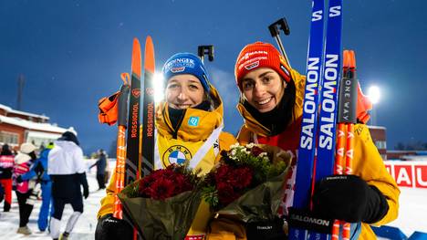 Franziska Preuß und Vanessa Voigt haben für einen perfekten DSV-Start in den Weltcup-Winter gesorgt