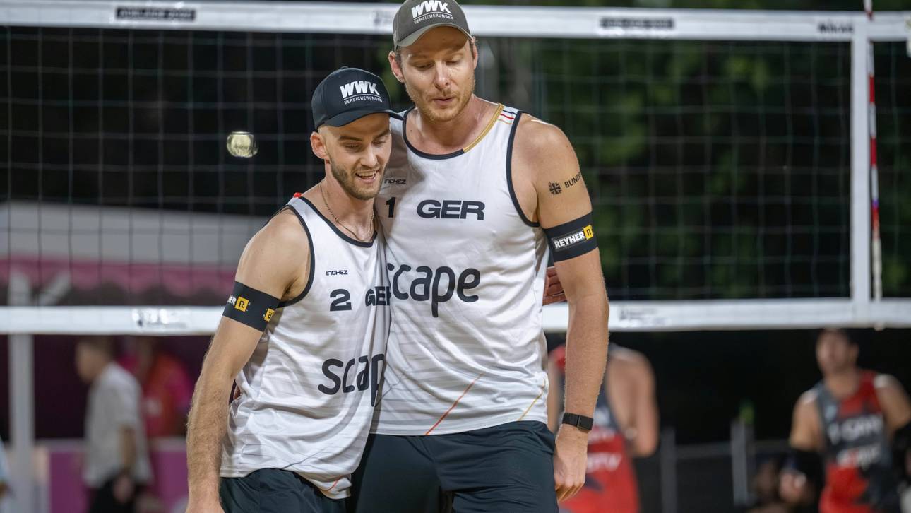 Beach-WM: Deutsches Duo in K.o.-Runde