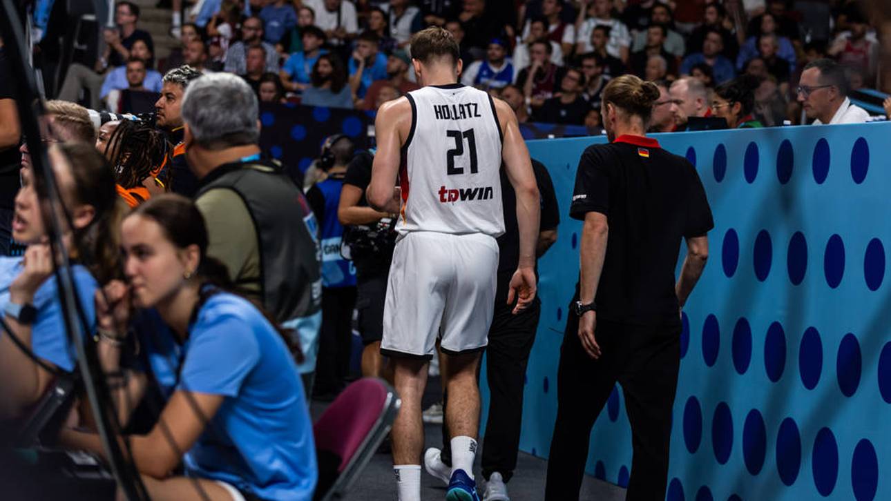 Schreckmoment! DBB-Profi knickt um