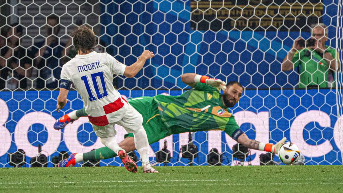 Luka Modric brachte Kroatien im EM-Spiel gegen Italien in Führung