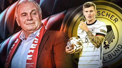 Uli Hoeneß ist erneut auf Konfrontationskurs zu Toni Kroos gegangen und hat sich gegen ein Comeback des Weltmeisters im DFB-Team ausgesprochen.