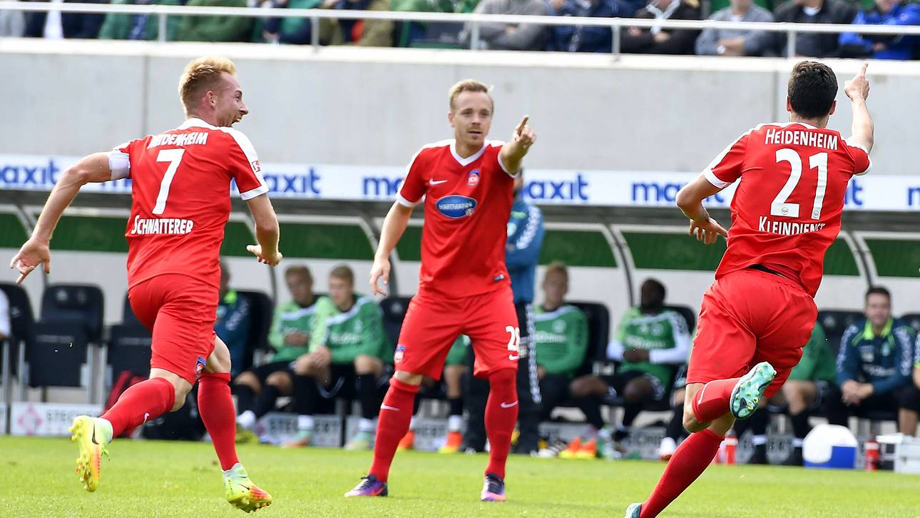 Heidenheim stürmt auf Platz zwei
