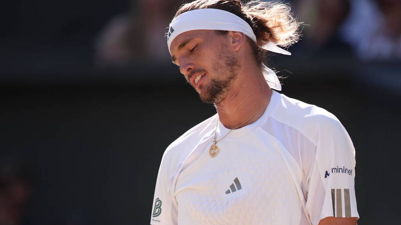 Zverev mit Rücken an der Wand