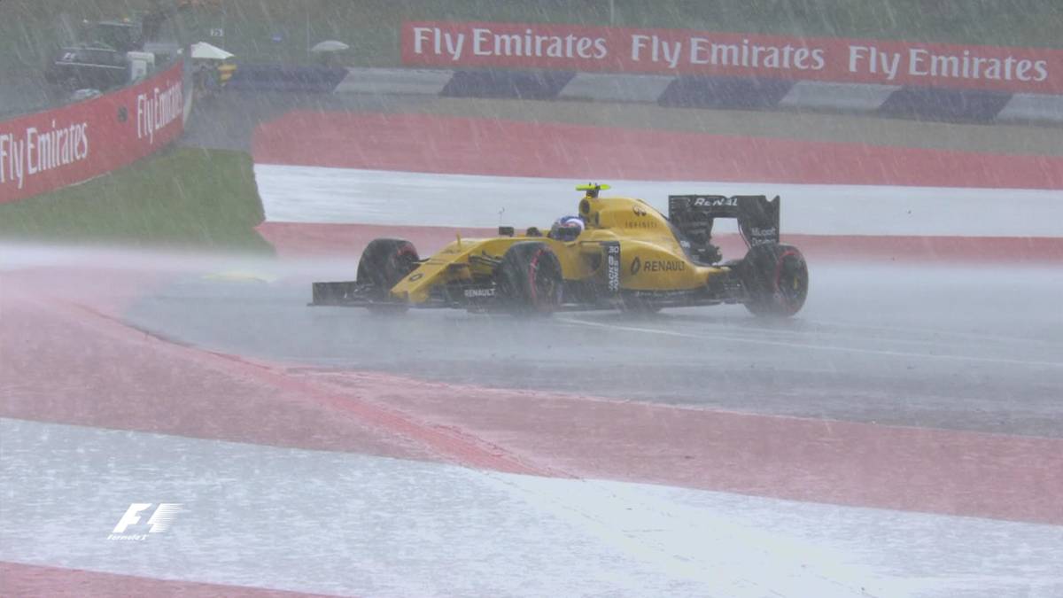 Beim zweiten Training will Vettel enger dranbleiben, doch früh muss dieses unterbrochen werden. Jolyon Palmer ...