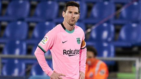 Lionel Messi wird von Barcelonas Trainer kritisiert