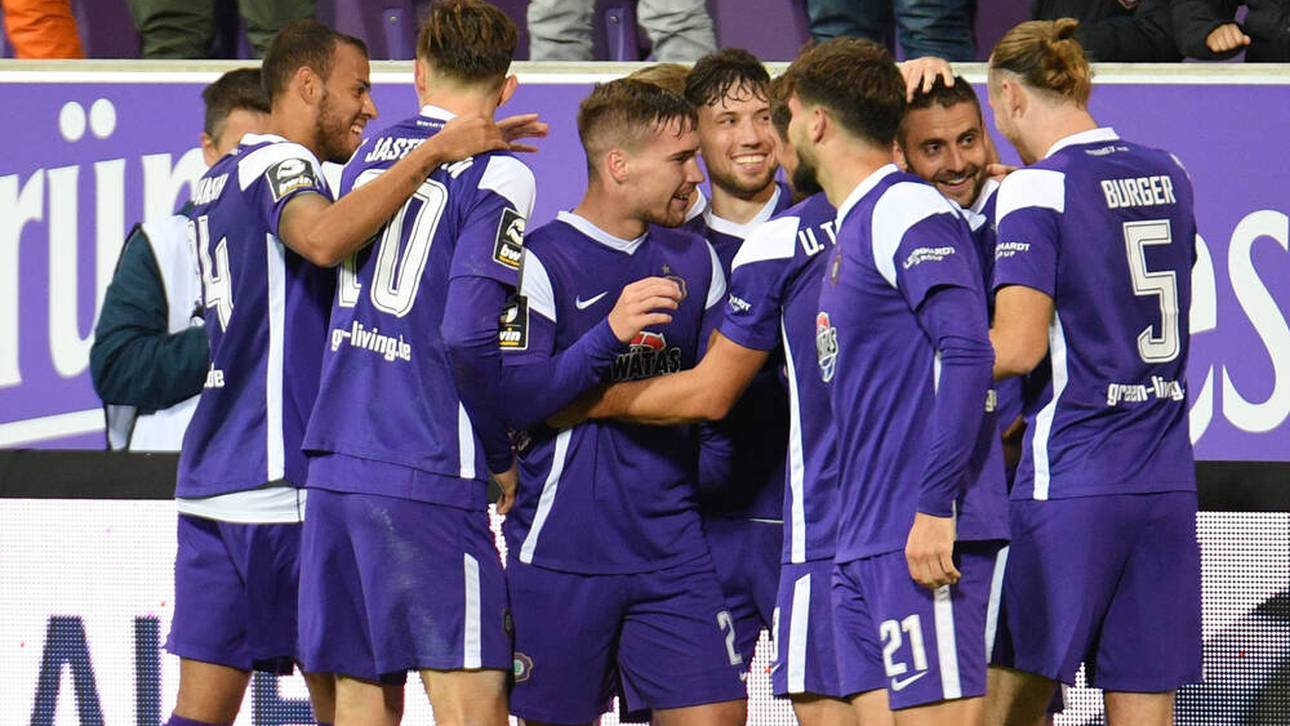 Aue feiert ersten Saisonsieg