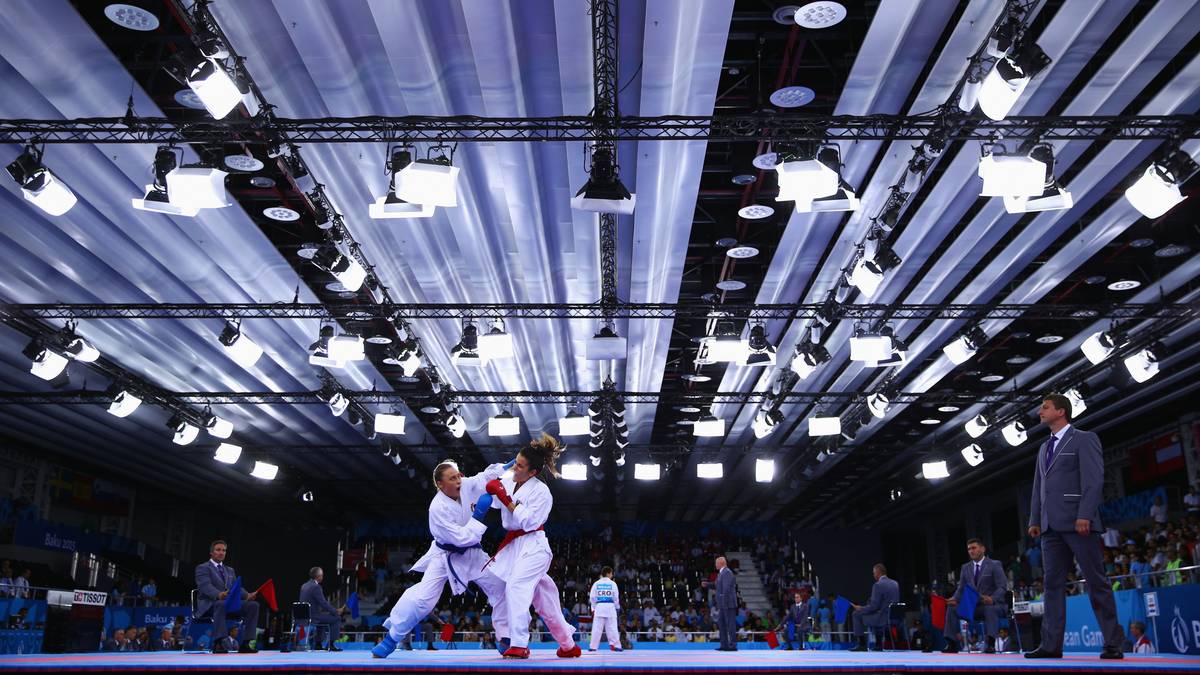 KARATE: Erstmals im olympischen Programm. Dafür werden drei deutsche Sportler/Sportlerinnen zielgerichtet gefördert, um den Sprung zu Olympia zu schaffen 