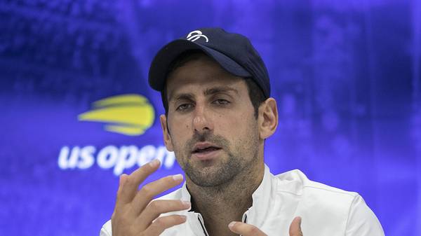 Novak Djokovic ist bei den US Open disqualifiziert worden