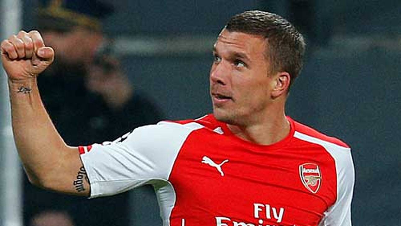Podolski in Arsenals Startelf