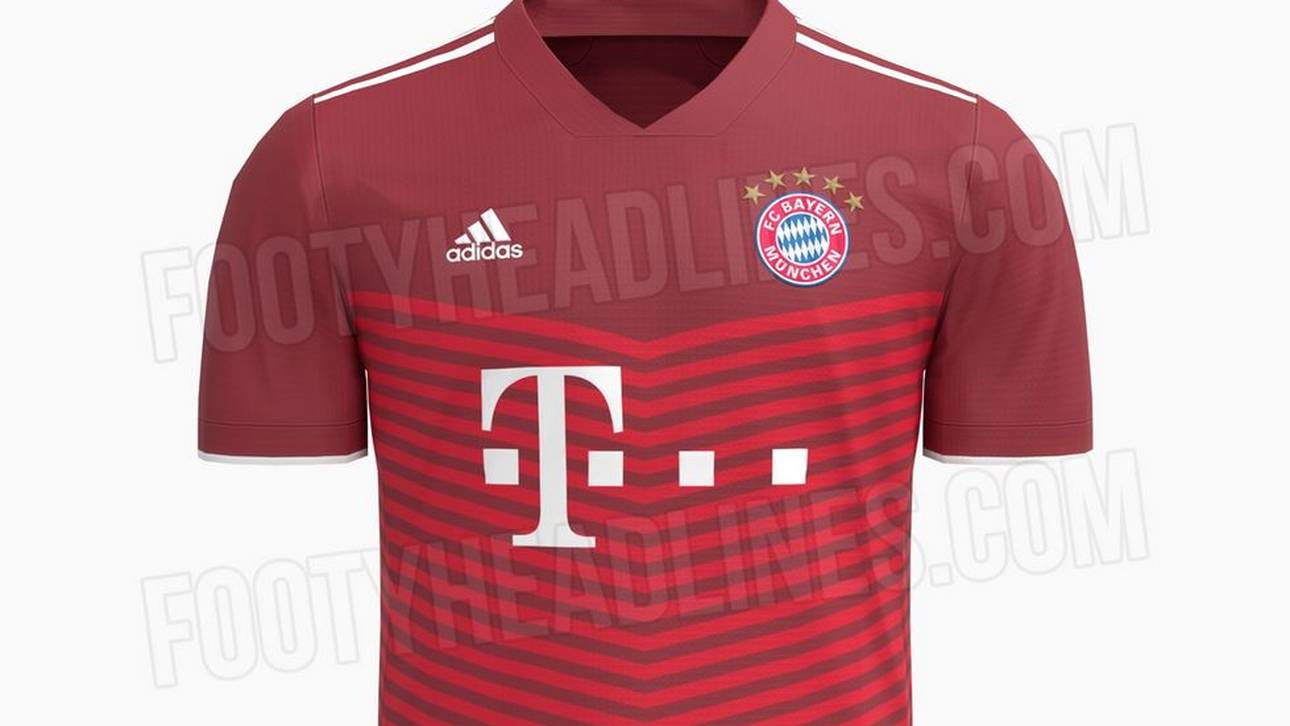 Der untere Teil des neuen Bayern-Trikots soll komplett gestreift sein