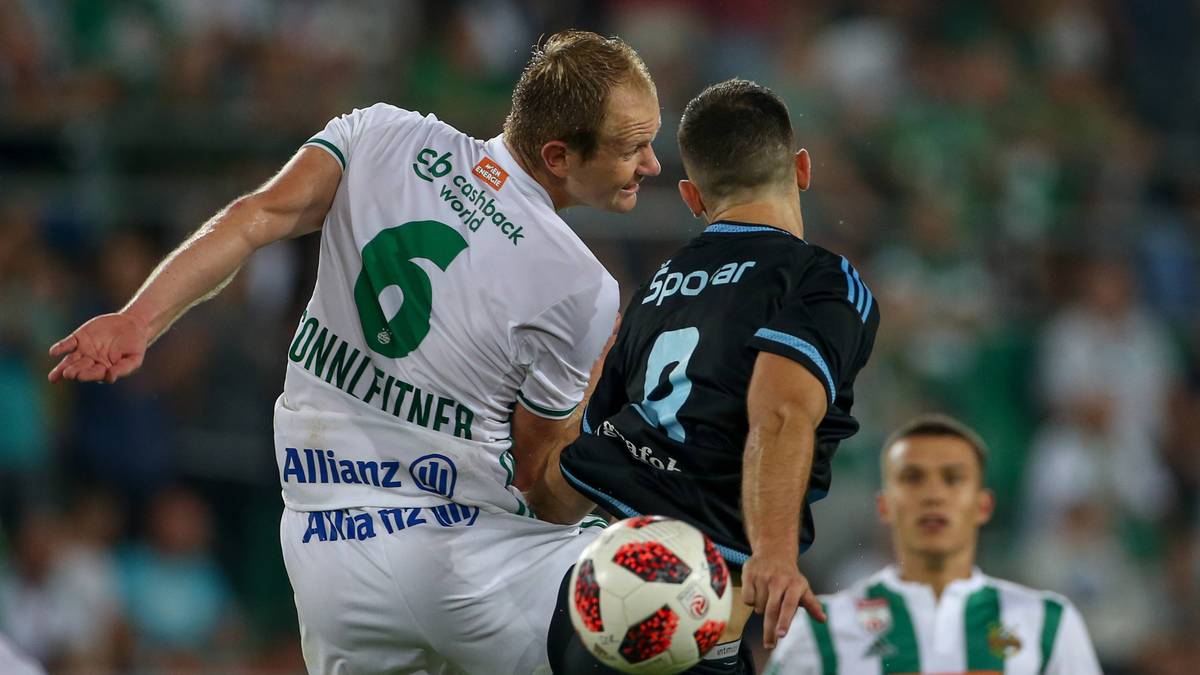 PLATZ 4 - Andraz Sporar (rechts) und Moha (25, Slovan Bratislava): Sporar 11, 2
Moha 4, 8