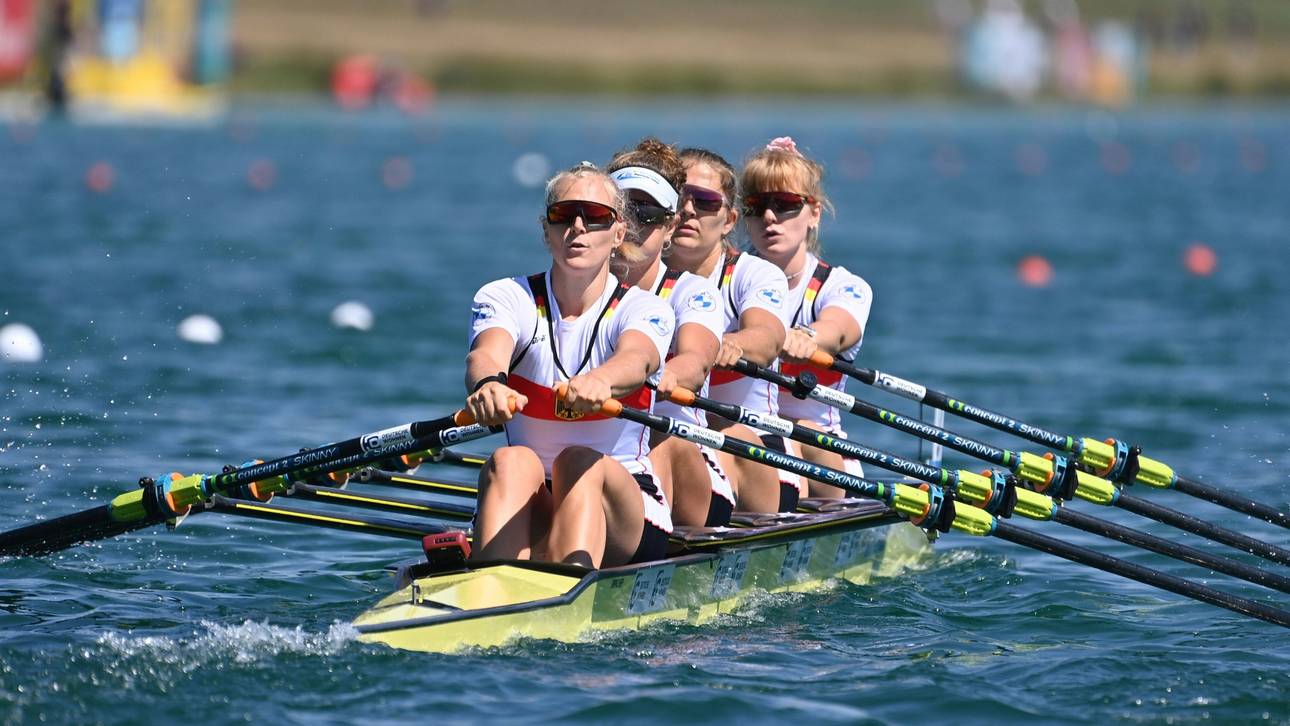 Ruder-WM: Doppelvierer der Frauen erreicht Halbfinale