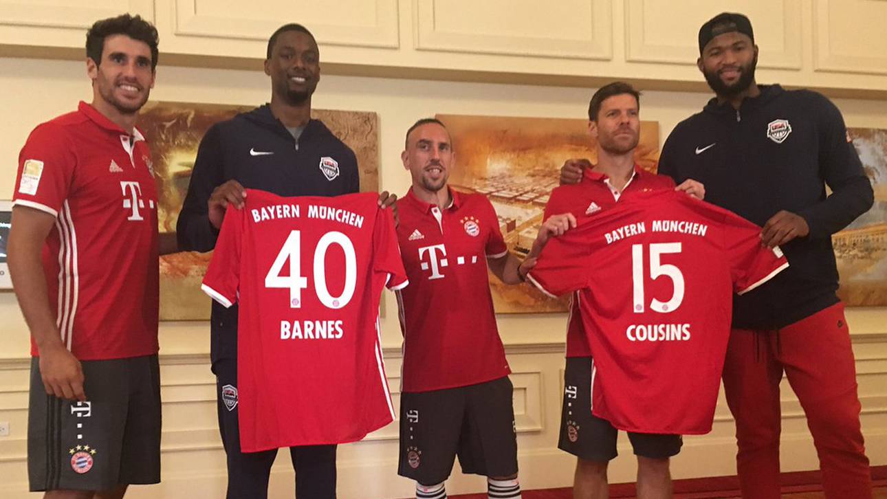 Bayern-Trio zaubert mit NBA-Stars