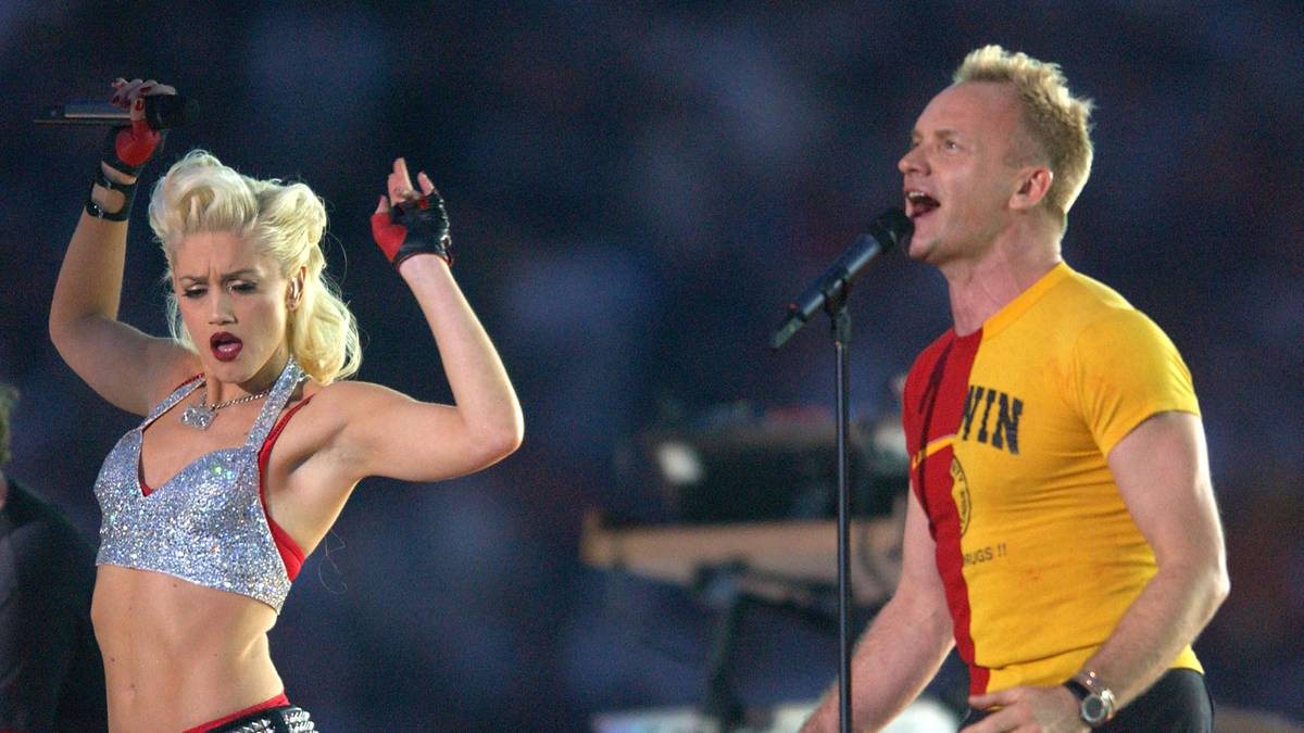 Sting legt anschließend noch mit Gwen Stefani eine heiße Sohle auf die Bühne