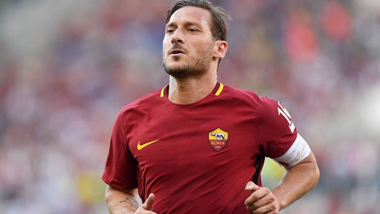Francesco Totti bei seinem letzten Spiel für den AS Rom