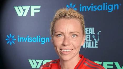 Bayerns Mittelfeldspielerin Linda Dallmann und PSG-Torhüterin Katarzyna Kiedrzynek sind sich einig: Im CL-Finale am Samstag setzen beide klar auf einen Sieg des FC Barcelona gegen Arsenal.