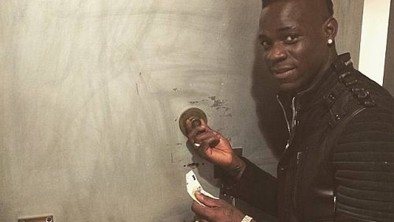 Balotelli macht auf Panzerknacker