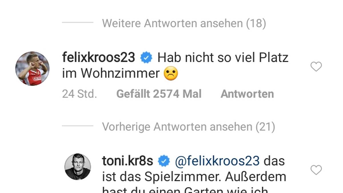 Toni Kroos reagierte auf seinen Bruder Felix