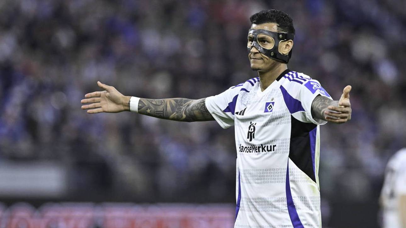 Davie Selke verpasst mit dem HSV den nächsten Sieg