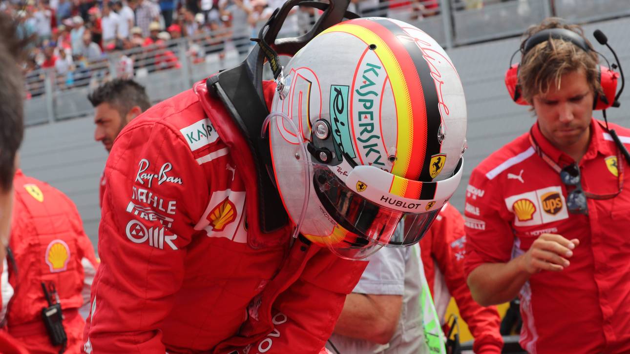 Selbst besiegt: Vettel zeigt Nerven