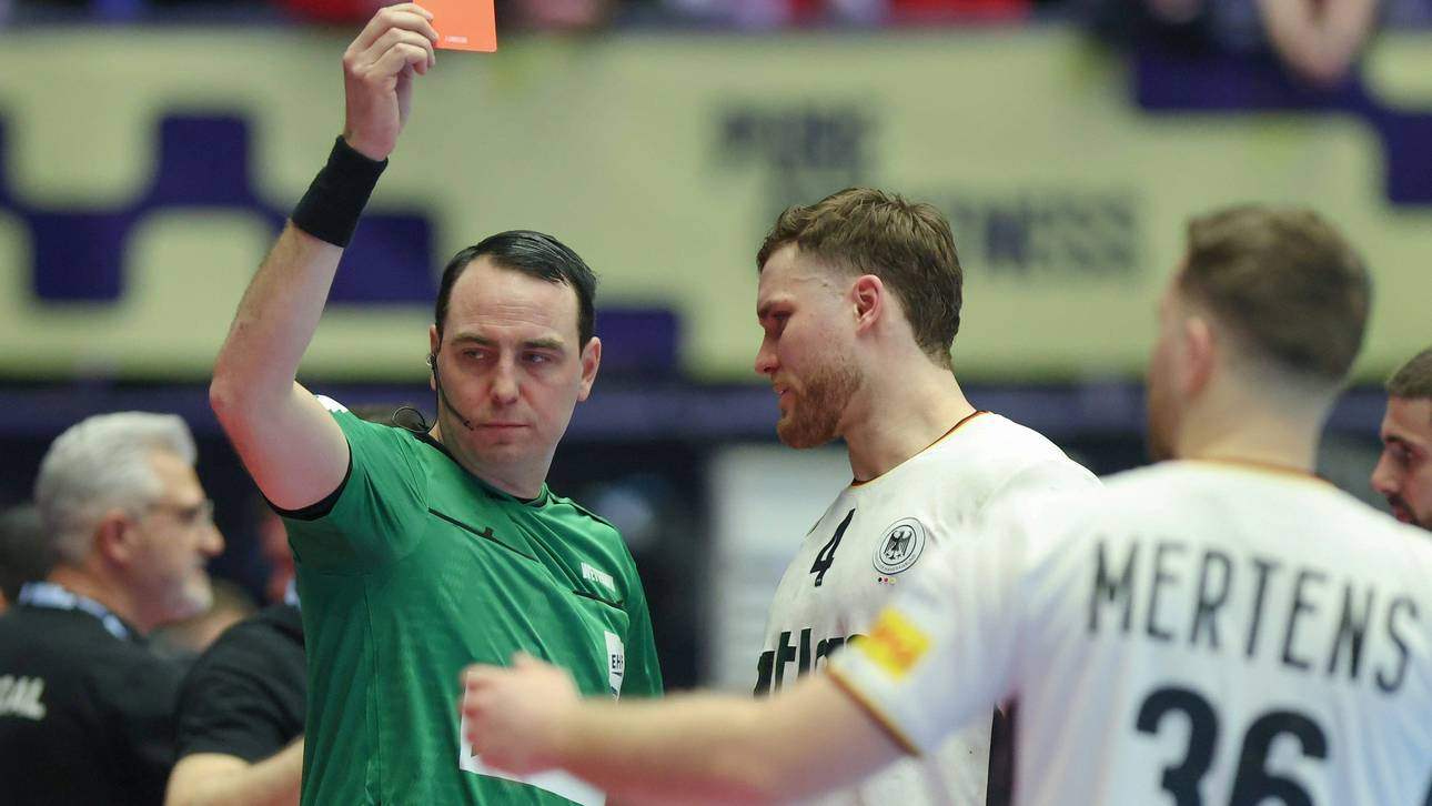 DHB-Team bangt um Golla: „War keine Rote Karte“