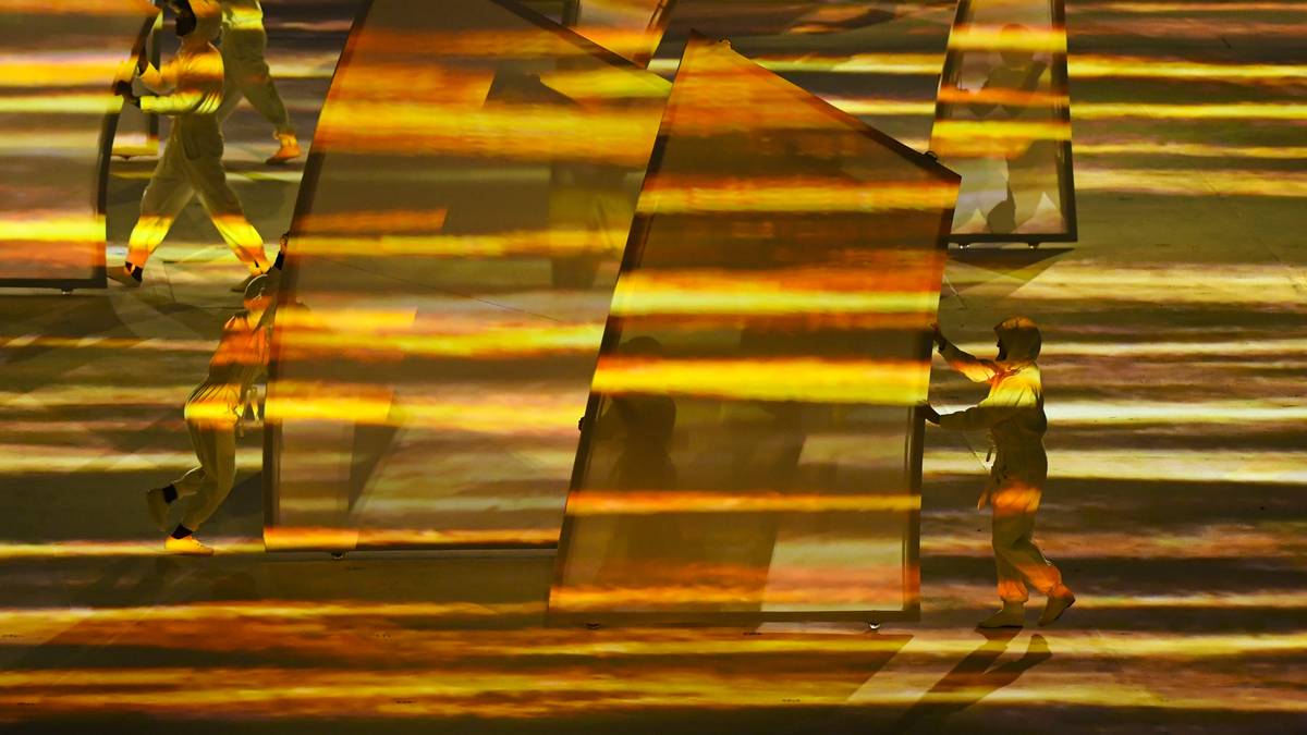 Tänzer sorgen mit ihrer Darbietung für eine Herausforderung für das menschliche Auge