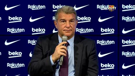 Der FC Barcelona ist finanziell stark angeschlagen. Dennoch hält es Barca-Präsident Joan Laporta für möglich, einen Transfer wie Erling Haaland umsetzen zu können.