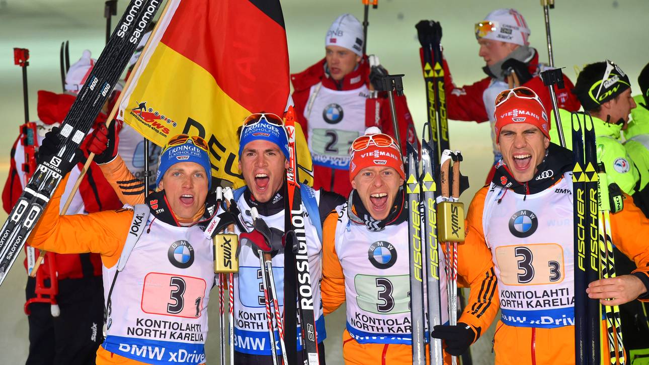 Deutsche Männerstaffel gewinnt WM-Gold