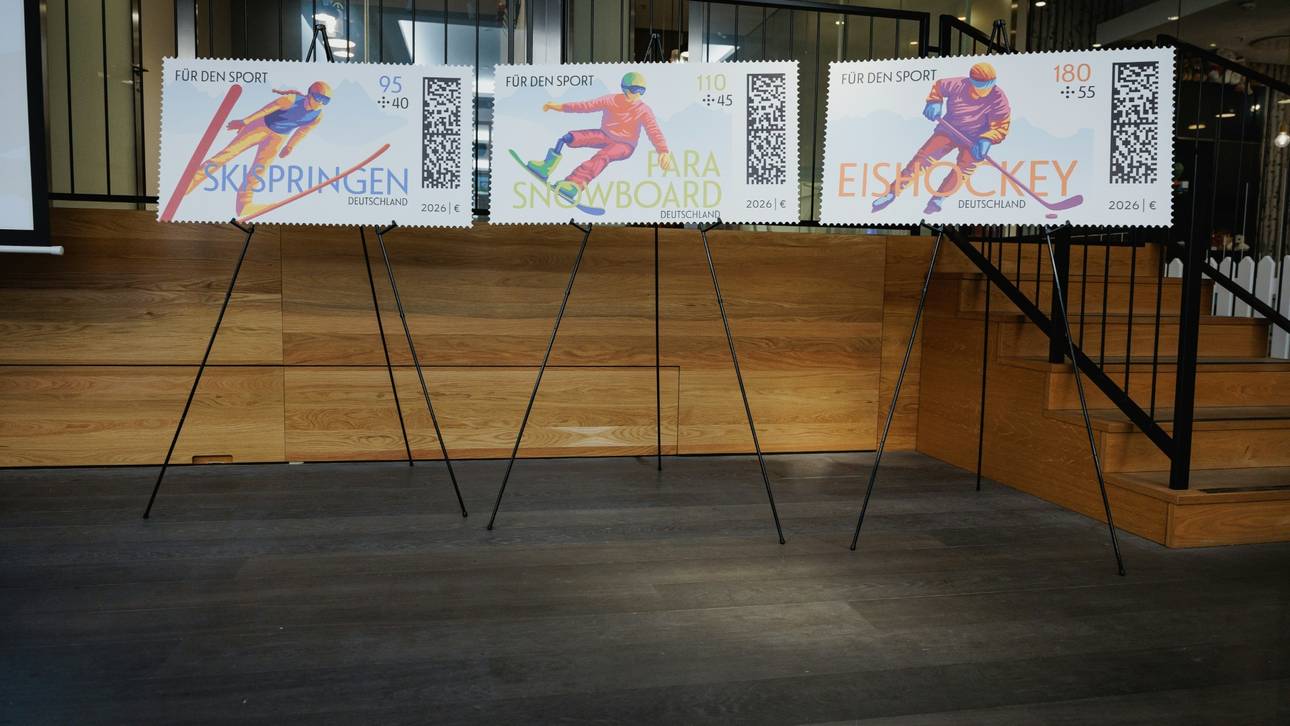 Sporthilfe: Neue Briefmarken-Designs vorgestellt