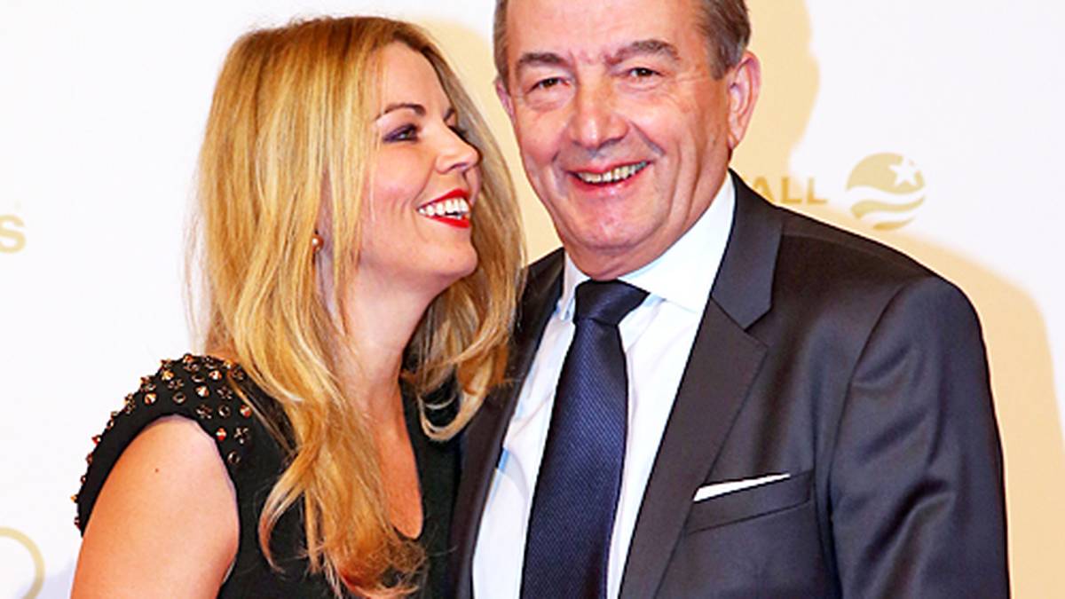 DFB-Präsident Wolfgang Niersbach und seine Partnerin, die Journalistin Marion Popp