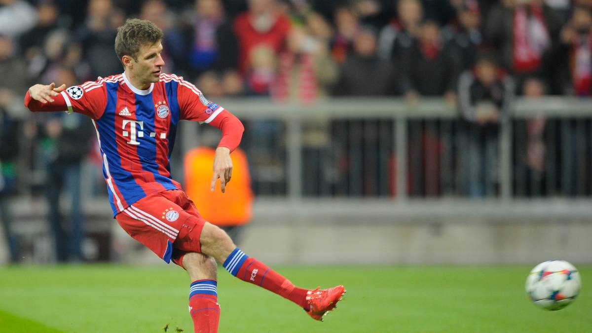 Eine solche Chance lässt sich Thomas Müller nicht nehmen...
