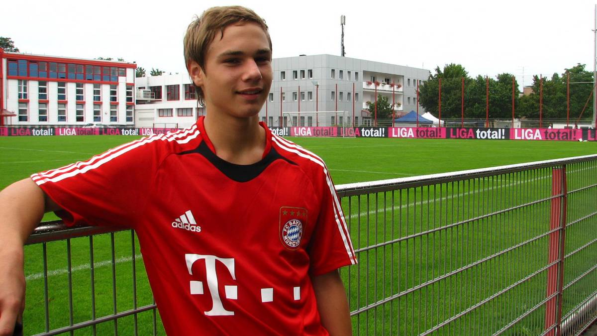 Lucas Genkinger in seiner Zeit beim FC Bayern