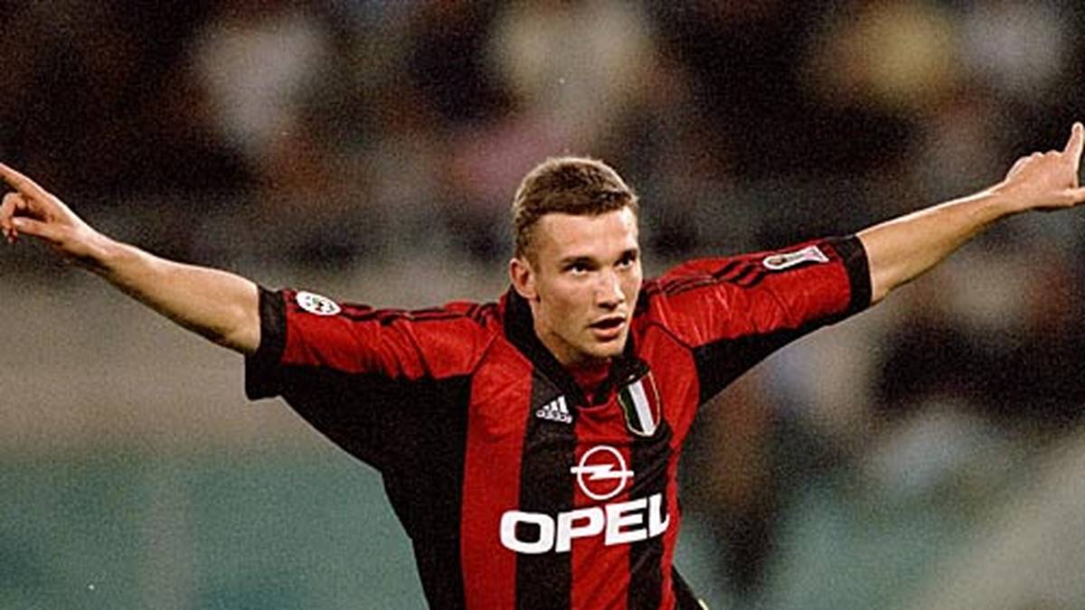 10. PLATZ - ANDREJ SCHEWTSCHENKO: 48 Tore für den AC Milan, FC Chelsea und Dynamo Kiew