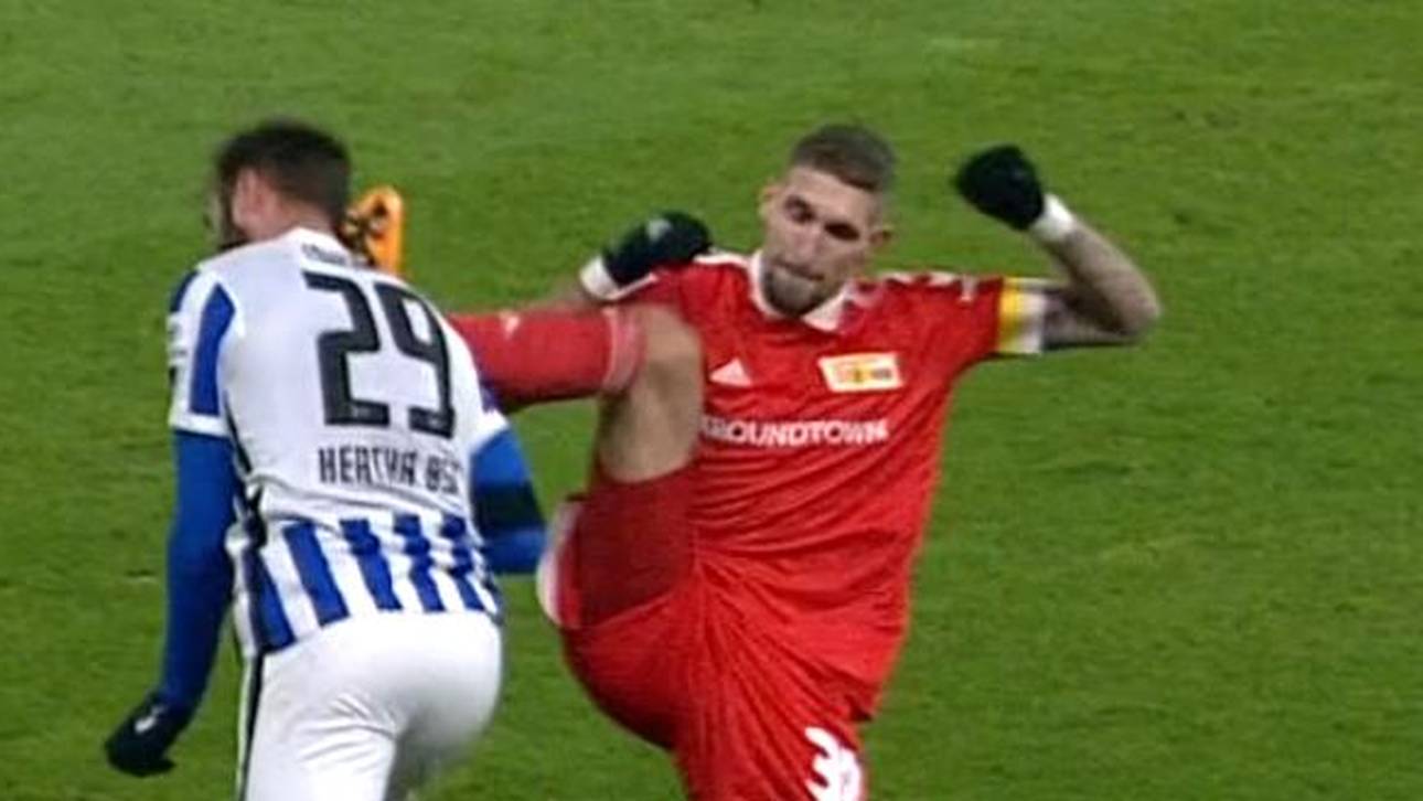 Robert Andrich (r.) sah die Rote Karte