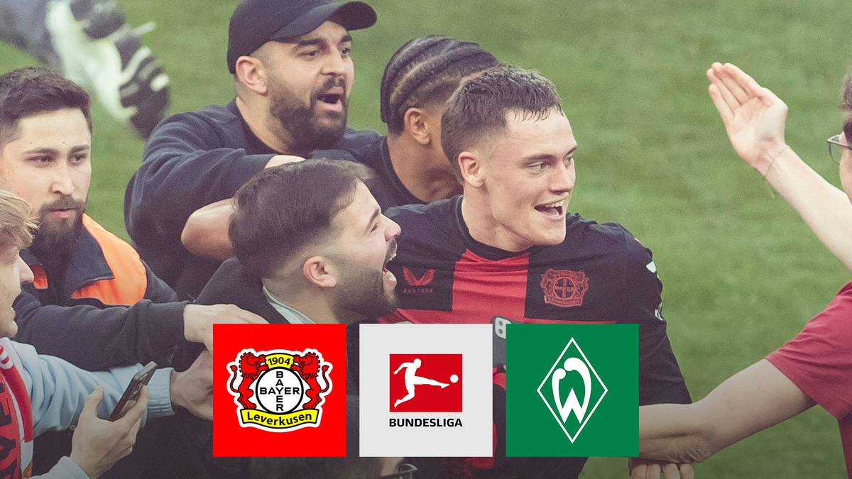 Bayer Leverkusen lässt sich auch von Werder Bremen nicht aus der Ruhe bringen und sichert sich mit einem Kantersieg den ersten Meistertitel der Vereinsgeschichte. Florian Wirtz reichen 45 Minuten für eine spektakuläre Gala.