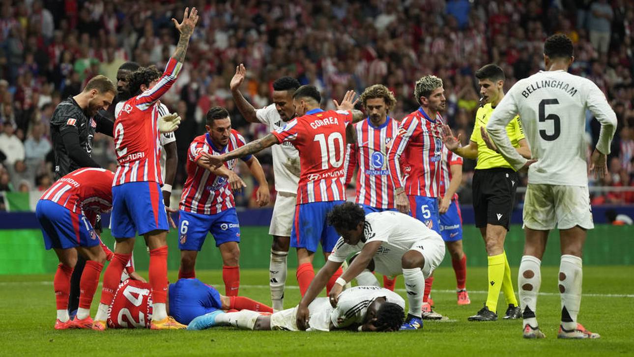 Verteidiger Robin Le Normand von Atlético erlitt im Derby mit Real ein Schädel-Hirn-Trauma