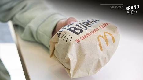 Für McDonald’s ist das Graspapier ein weiterer Schritt zur verstärkten Reduzierung von Plastik- und Verpackungsmülls