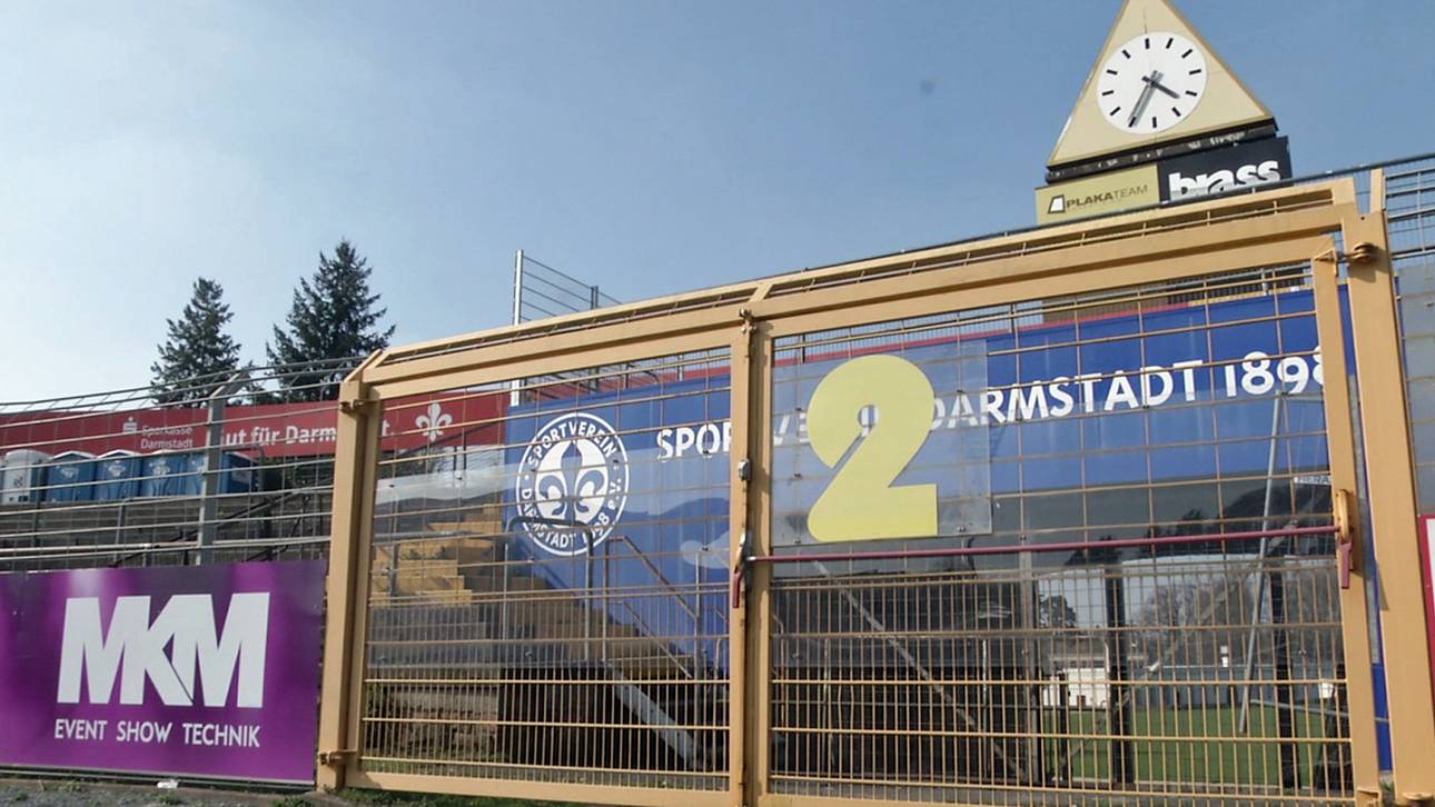 Das Darmstädter Stadion hat seine besten Zeiten hinter sich