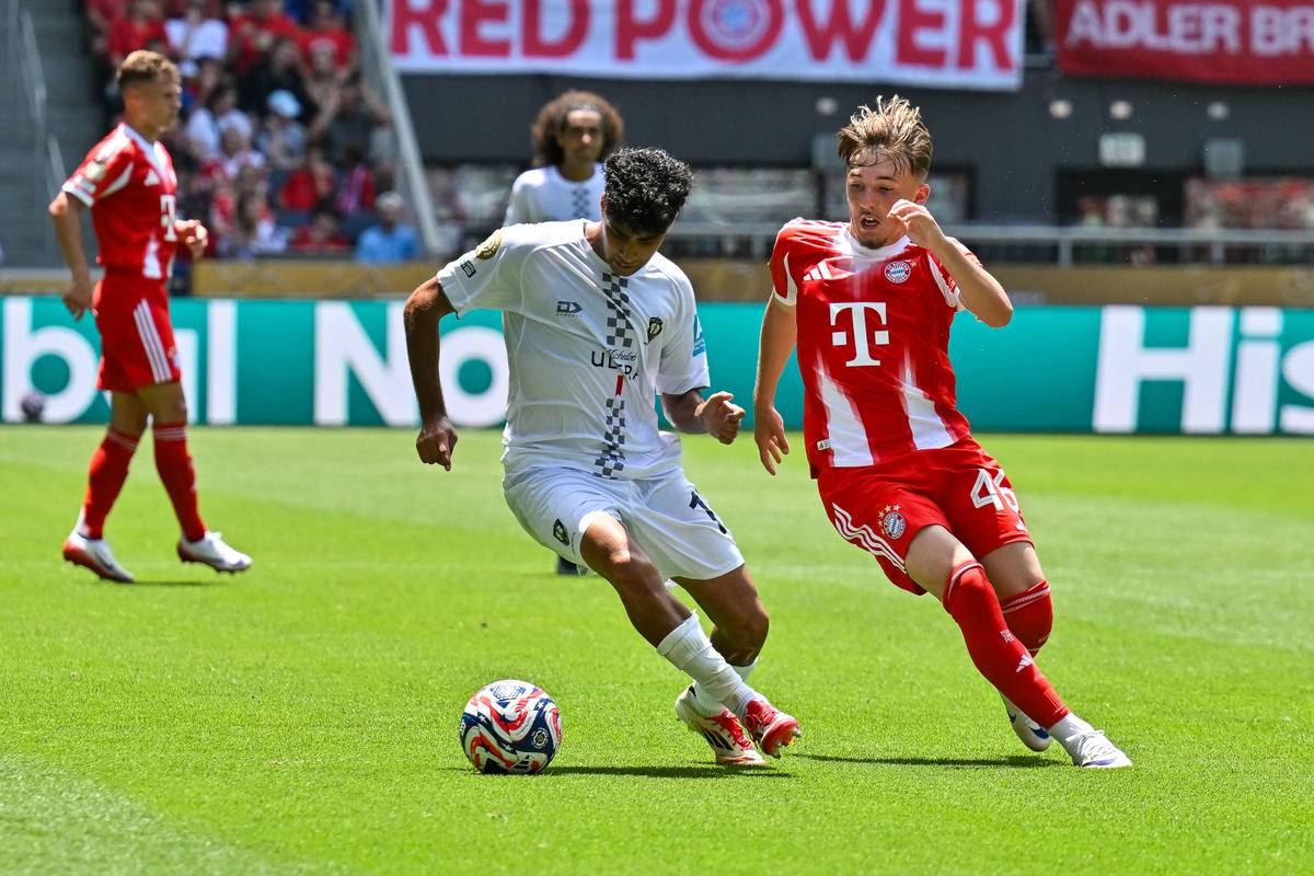 Mit Lennart Karl hat der FC Bayern ein Top-Talent in den eigenen Reihen. Bei der Klub-WM feierte er sein Debüt bei den Profis.