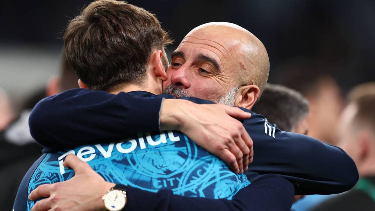 Guardiola nach Rekordtitel in Ekstase