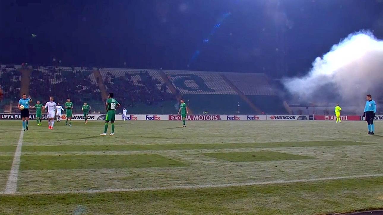 Fan-Eklat bei Europa-League-Spiel